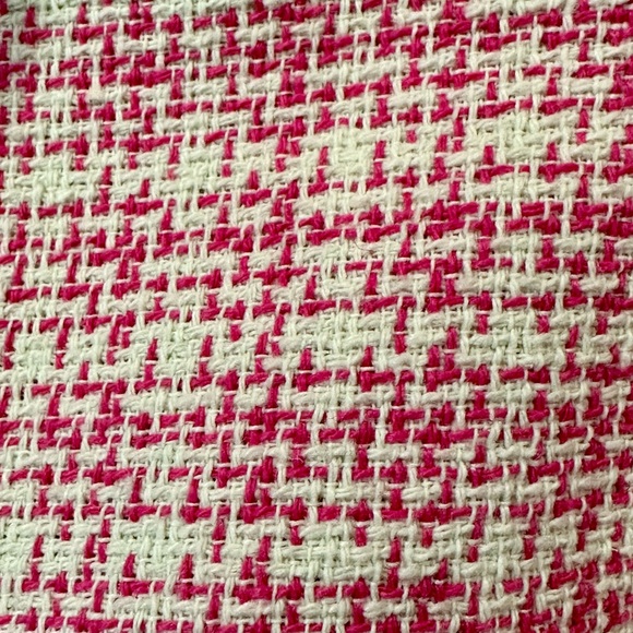 WEEK& Retro Tweed Pink & White Coat Barbiecore Size Small - Picture 5 of 5